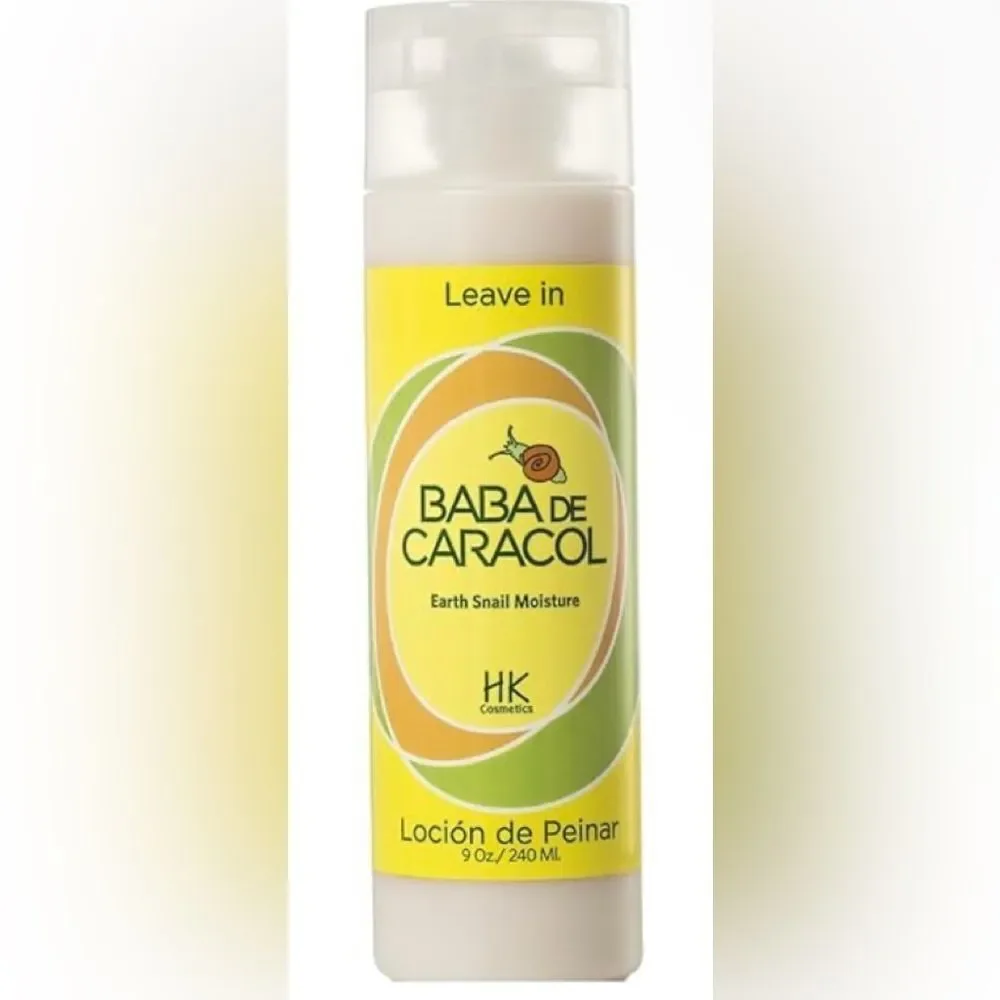 🏖️ BaBa De Caracol  leave in Earth Snail hair Moisture, 9 OZ /240 ml